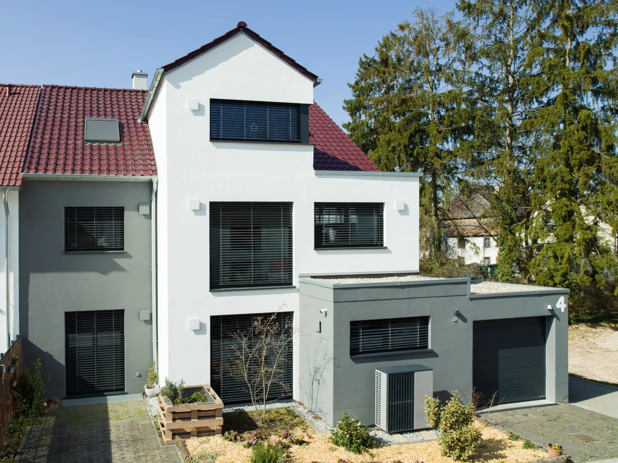 einfamilienhaus holz aluminium fenster von pax